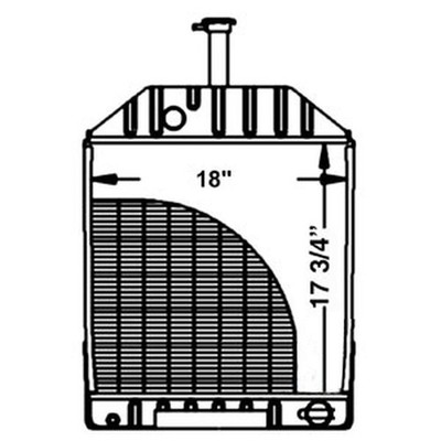 Radiator Fits 550 555A A-E0NN8005EA15L A-E0NN8005EA15L-A E0NN8005EA15L E0NN8005E
