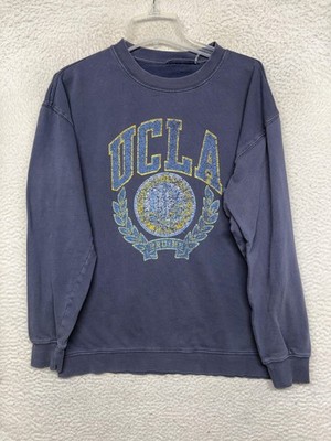 UCLA Bruins Sweatshirt Mens Large Blue NCAA Basketball Crewneck Pullover Fleece
