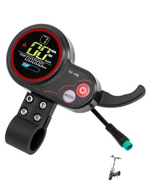 TF-100 5PIN 36v48v52v60v Electric Scooter LCD Instrument Throttle Controller ...