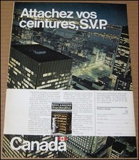 1970 Montreal Quebec Canada Tourism Print Ad Advertisement Canadian Travel City