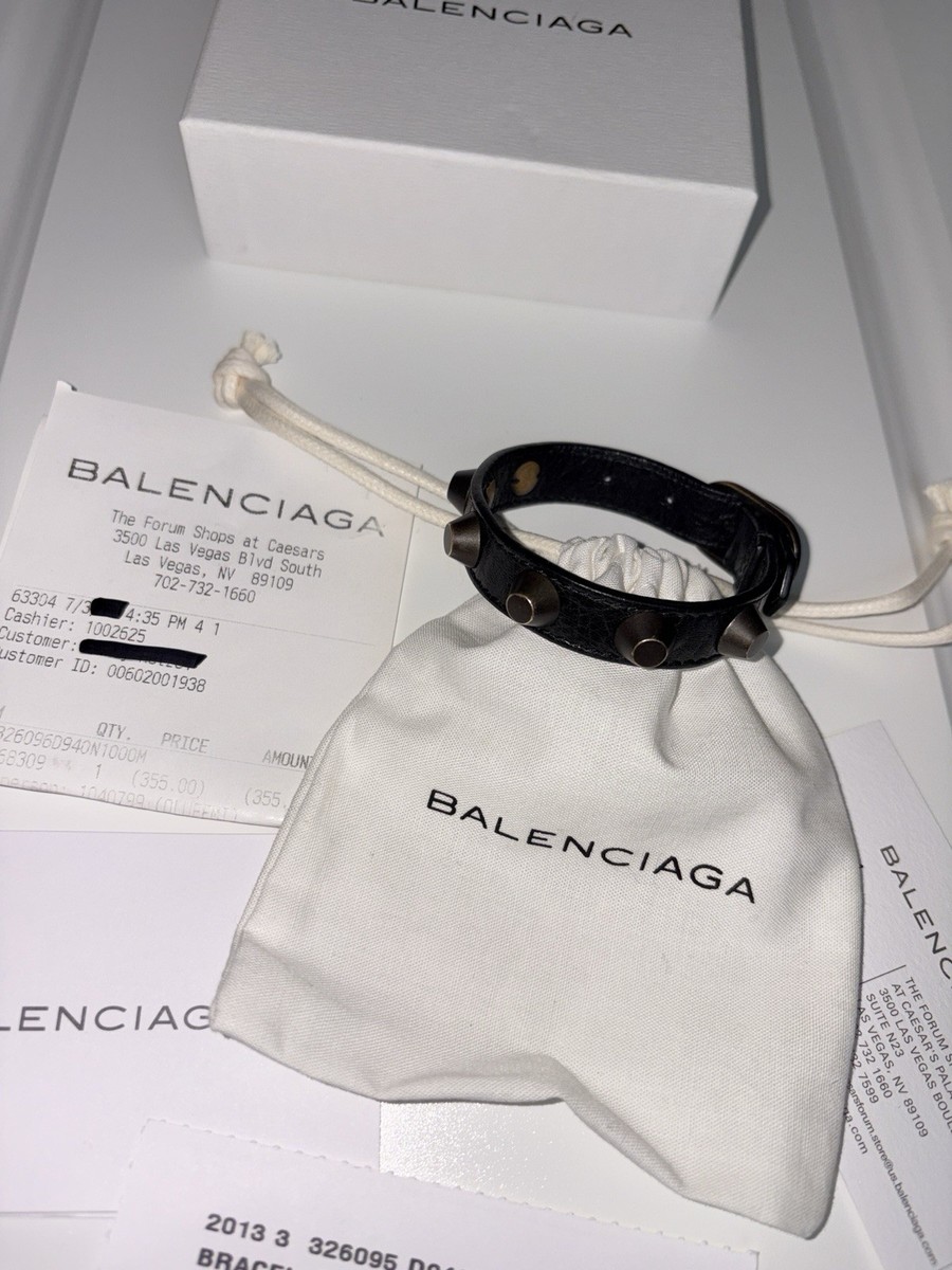 Balenciaga Arena Bracelet Black Size M | eBay