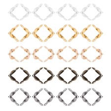 500 Pcs Metal Bead Caps Jewelry Spacer Beads End Caps for Bracelet Necklace
