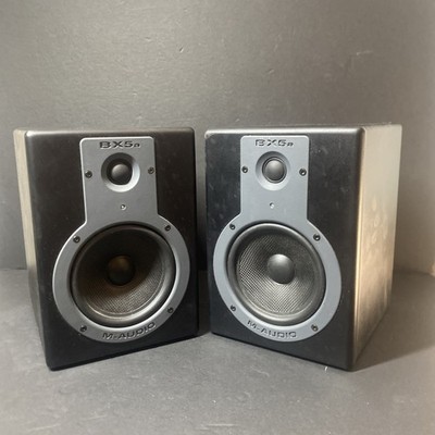 Pair of M-Audio Studiophile BX5a Black Gray Studio Speakers untested