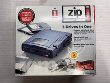 IOMega 100 Zip Drive Model Z100P2 w/ Original Power Adaptor
