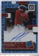 2022 Panini Donruss Optic Carolina Blue Velocity Prizm 56/99 Seth Beer Auto 10k8