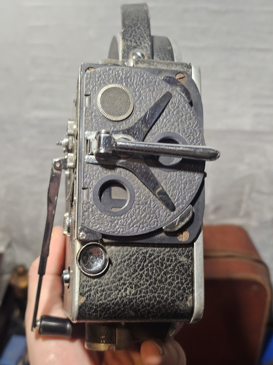 camera cinéma film 8mm PAILLARD BOLEX C8 modifiée B8 + objectifs Som