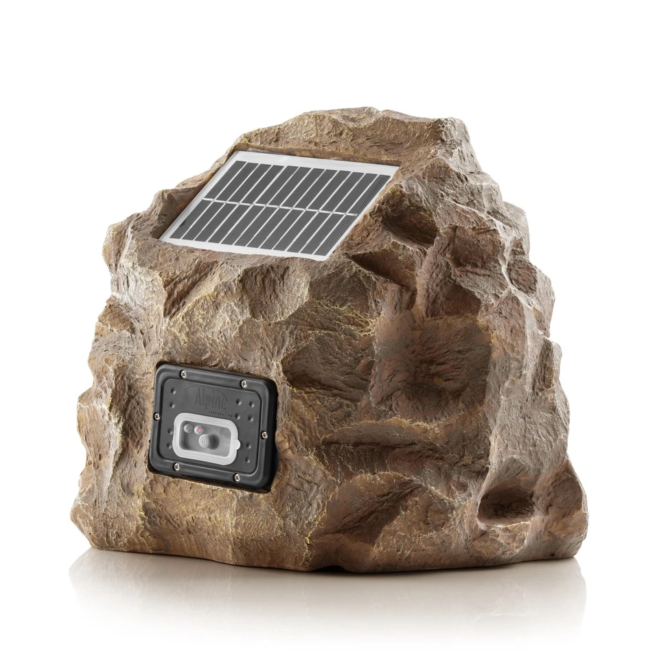 Alpine Solar Powered Bluetooth Rock Speaker Outdoor Waterproof 50ft Range 12hrs - Image 3 of 4