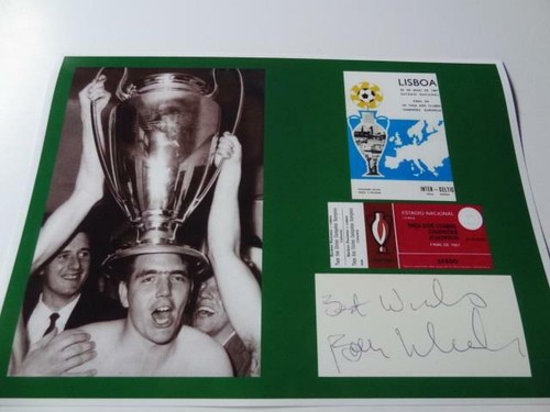 CELTIC FC 1967 LISBON LIONS EUROPEAN CUP FINAL BOBBY MURDOCH SIGNED PRE-PRINT - 第 1/1 張圖片