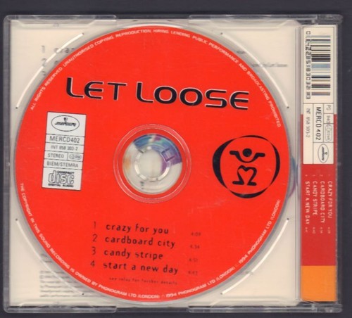 Let Loose(CD Single)Crazy For You-Mercury-MERCD 402-UK-1994-VG - Picture 2 of 2