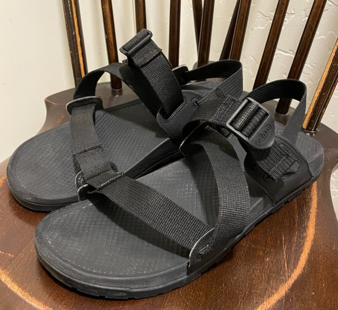Chaco Lowdown Sport Sandals Men\'s Black Nylon - US 10 Chaco Lowdown Slide - Mens Black main image 4