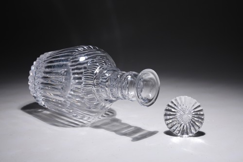 Vintage Victorian Style Crystal Glass Decanter With Stopper - 第 4/8 張圖片