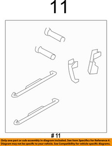 FORD OEM Brake-Rear-Caliper Mount Mount Kit CT4Z2386A