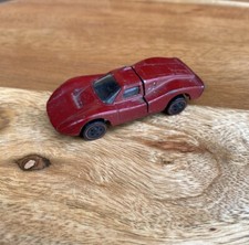 1968 Hot Wheels Redlines Ford MK IV Mark 4 Red Enamel Race Car Made in USA