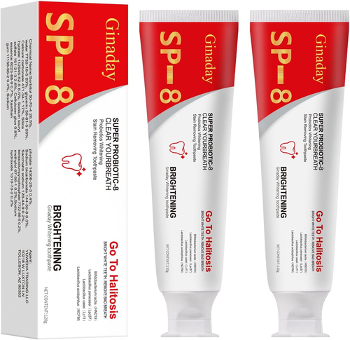 2 Pack Probiotic Whitening Toothpaste Deep Cleaning Stain Removal Fresh Breath - Picture 11 of 12