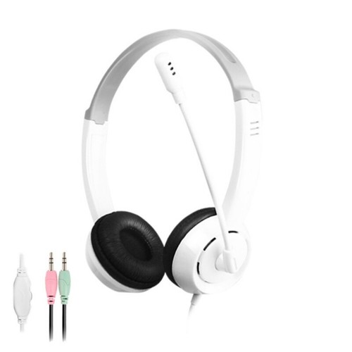 Comfortable Overhead Wire Headphones With Builts In Mics And Volumes Control - Afbeelding 2 van 12