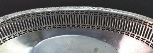 Vintage Fruit Basket Brass Silver Plated Luxurious Victorian Decor. G23-86 - Picture 7 of 9