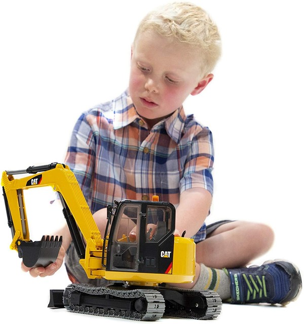 Bruder Toys 02457 Realistic Cat Mini Excavator Construction Vehicle for sale online | eBay