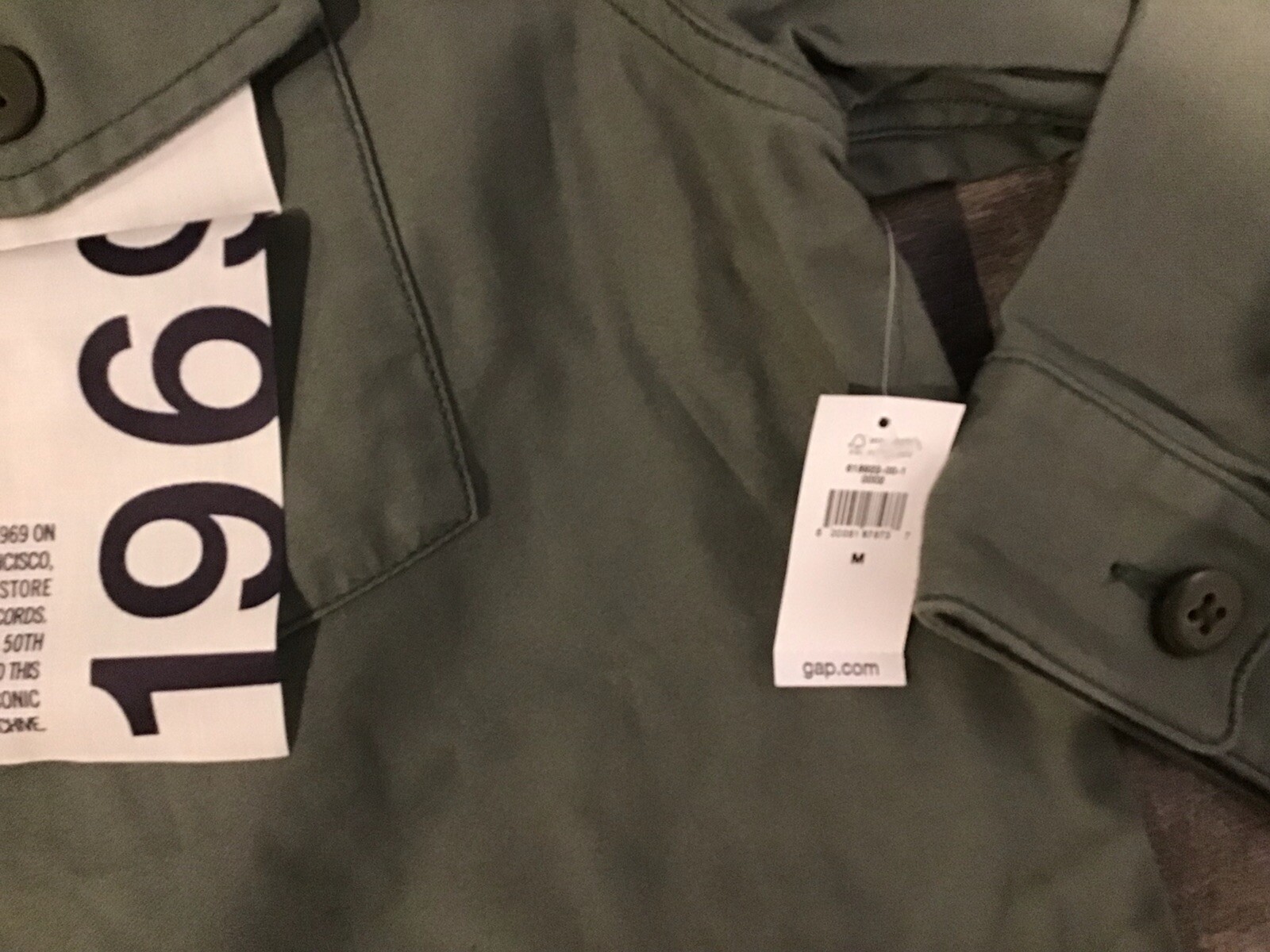Gap 1969 Premium Work Shirt Size M image 3