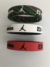 Basketball Bracelet Silicone adjustable Wristband Rubber Michael Jordan BRACELET