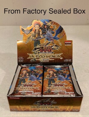 Yu-Gi-Oh! 5D's Duelist Pack CROW  5-Card Booster Pack, 1st Edition,  English, Factory Sealed Pokemon Cards Packs