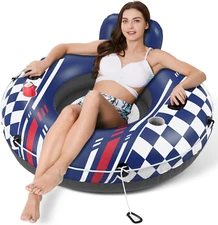 Inflatable River Tube Float Heavy Duty River Float Pool Floats Lake Premium Wate