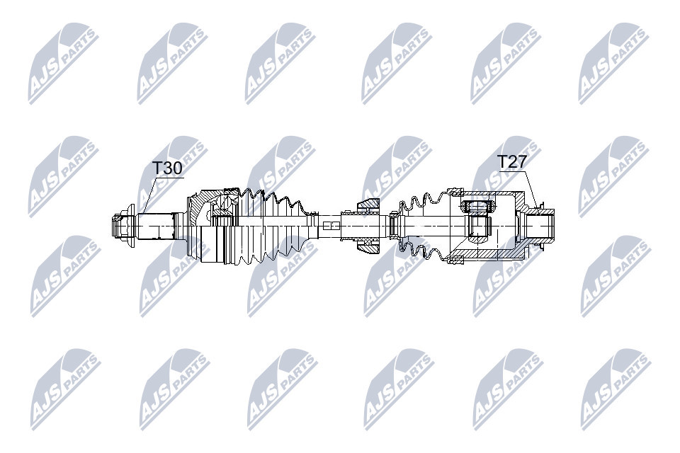 NPW-HD-058 NTY Drive Shaft for HONDA