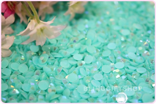 Pack of 50,000 Size 4mm RESIN FLAT BACK RHINESTONES DIAMANTE GLUEFIX CRAFT GEMS - Picture 59 of 64