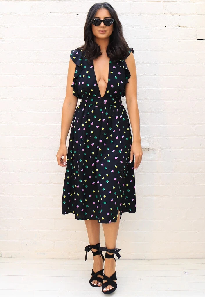 Glamorous polka top dot dress