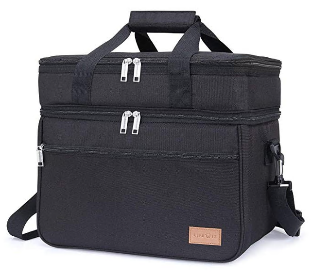 office bag with lunch compartment