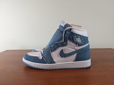Nike Jordan 1 High OG Denim Women's SNeakers Blue White Nike Jordan 1 High OG Denim Women's SNeakers Blue White
