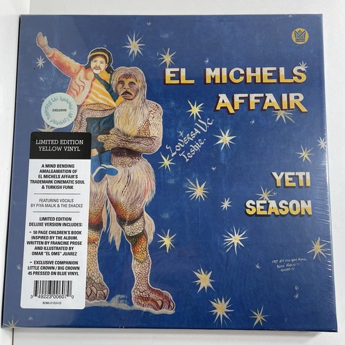 El Michels Affair Yeti Season Deluxe Edition gelb Vinyl + blau 7" versiegelt TTL