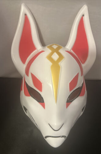 Fortnite Fox Mask Teen/Adult Face Mask Halloween p