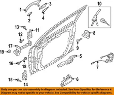 KIA OEM 21-25 K5 Front Door Lock Hardware-Handle, Outside Pad 82653L2000