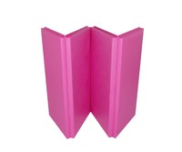 Cannons Uk Foldable Gymnastics Mat - Pink, 8 Ft X 4 Ft X 60 Mm Cannons Uk Foldable Gymnastics Mat - Pink, 8 Ft X 4 Ft X 60 Mm