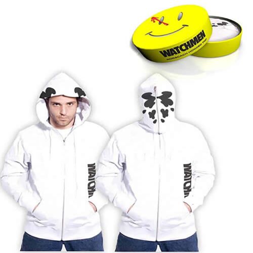 Felpa con cappuccio Watchmen Rorschach | rara promozionale maschera bianca | gioco DVD bluray Xbox 360/PS3 - Foto 3 di 5