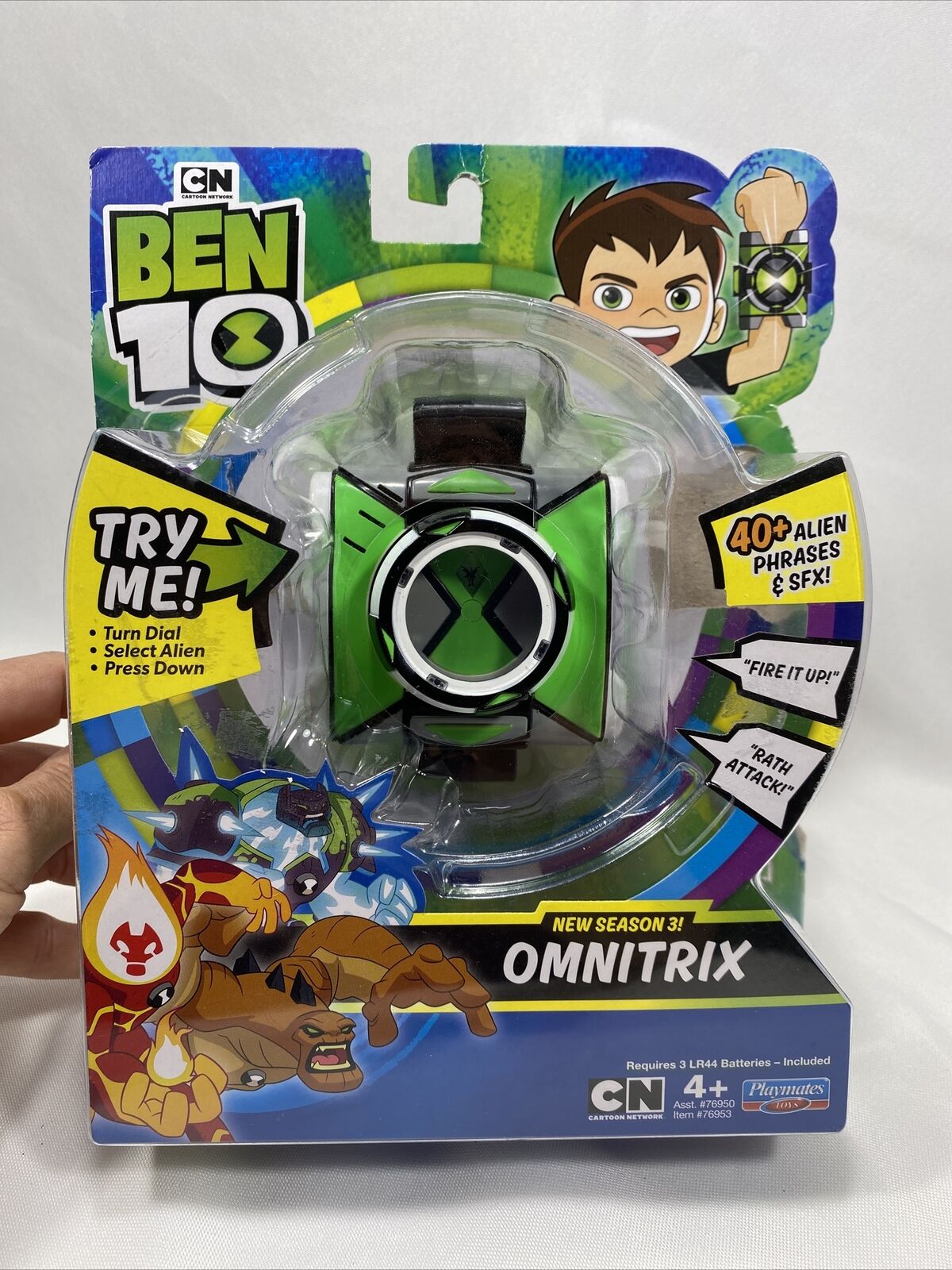 Ben 10 Omnitrix Watch New Season 3 Includes 40+ Alien Phrases CN Ages 4+  Toy 43377769538