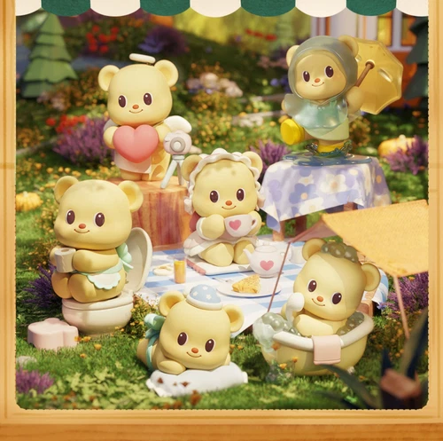 Plzdot X Butterbear Leisure Time Series Blind Box Figurine Confirmed Edition - Picture 9 of 19