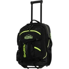 Sportube Cabin Cruiser Wheeled Carry On Travel Boot Bag Green New