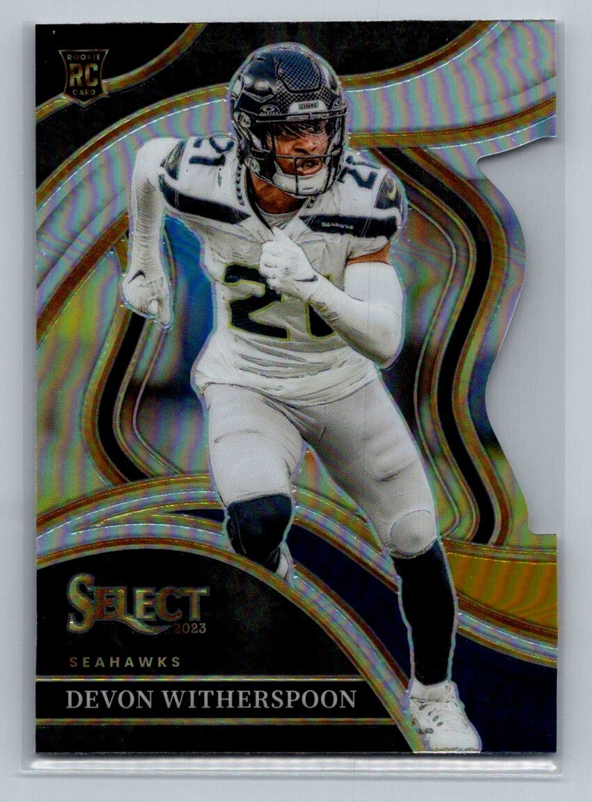 2023 Panini Select Devon Witherspoon Club Level Silver Die-Cut #273 RC Seahawks
