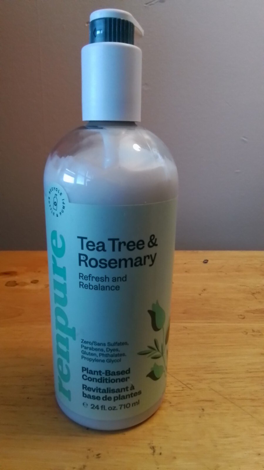 Renpure Plant Based Beauty Tea Tree & Lemon Sage Conditioner  24 fl.oz