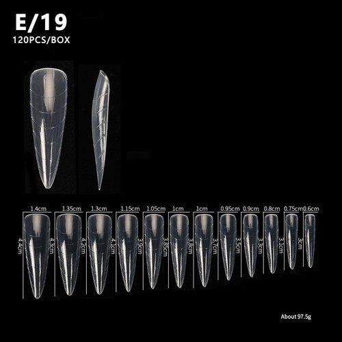False Nails Seamless Plate Extension Soft Gel Tips DIY NailsKS98 - Picture 17 of 22