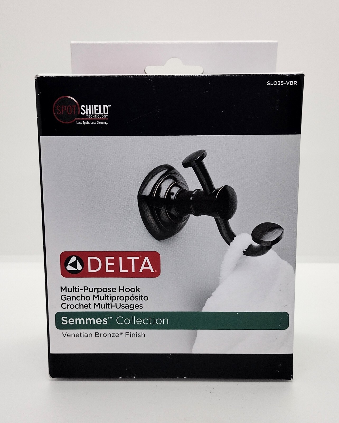 Delta Multi-Purpose Hook SLO35-VBR Venetian Bronze Robe Hook Towel Hook
