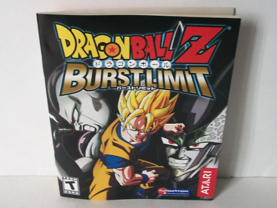 Dragon Ball Z Burst Limit PS3 Manual Only NO GAME PlayStation 3