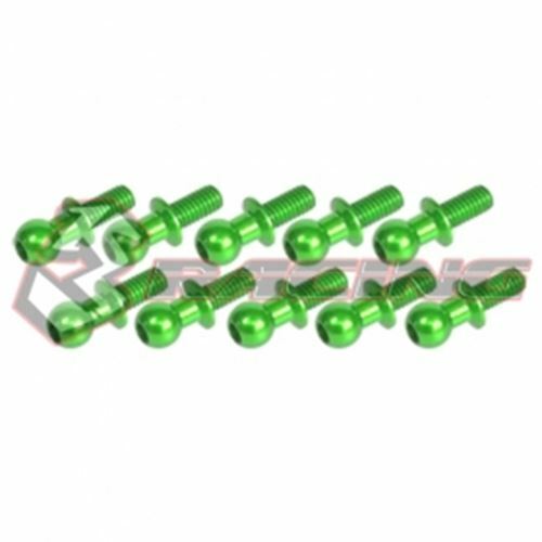 3RACING 3RAC-BS4810 ALLOY 4.8MM Ball Stud L=10 X10 pcs 1/10 RC EP GP Car - Picture 1 of 16
