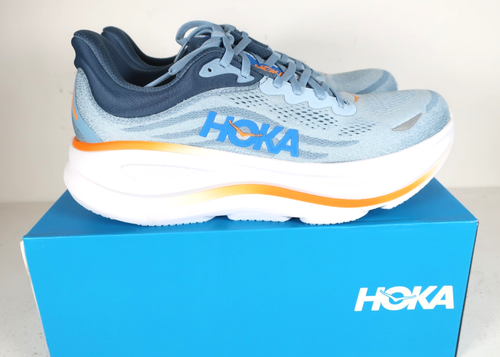 New Hoka Bondi 9 Men's Color Drizzle/Downpour Size 9.5D - Picture 2 of 15
