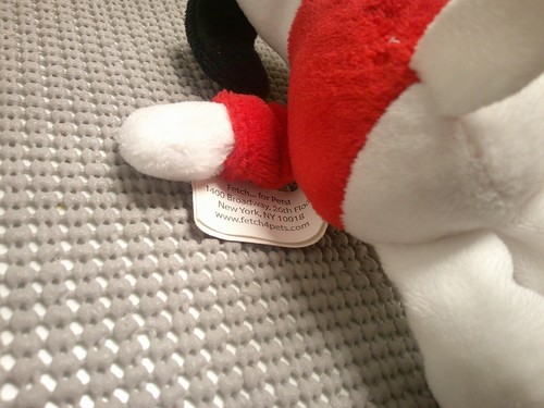 PEANUTS Snoopy JOE MISTLETOE Apportieren für Haustiere Plüsch mit Quietscher Ornament - Bild 7 von 7