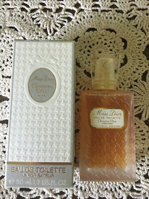 VINTAGE MISS DIOR EAU DE TOILETTE CHRISTIAN DOIR 1.7oz/50 ML