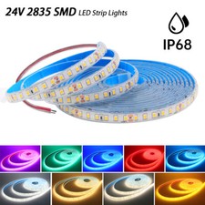 24V LED Strip Waterproof Lights Tape Rope Self Adhesive Swimming Pools Lighting