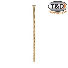 Concrete Screws - TX - Flat Countersunk - Yellow 7.5 x 200 Box of 100