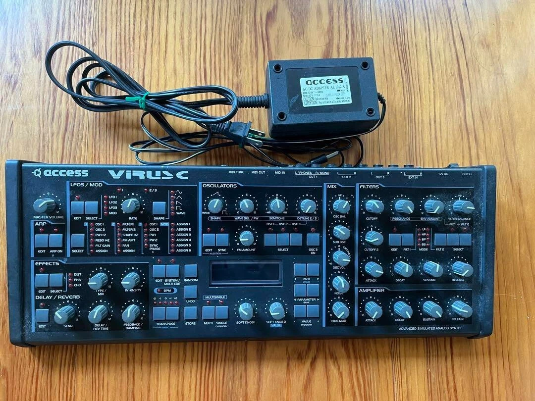 Access Virus C Desktop Synthesizer with Adapter Used from Japan | eBay